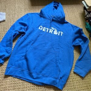 Detroit Blue Hoodie